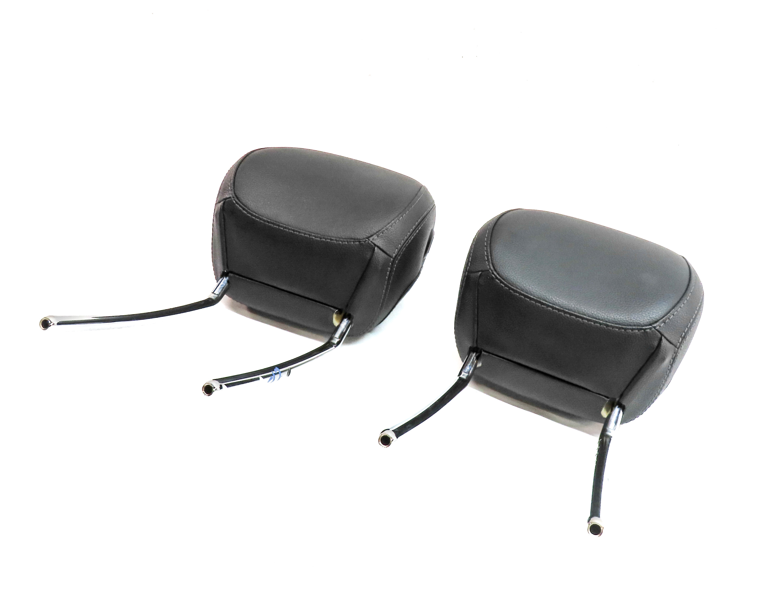 14-19 MERCEDES GL GLS ML W166 X166 FRONT LEFT & RIGHT SEAT HEADREST SET-2 BLACK — exact item pictured